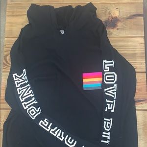 PINK oversized hoodie size XS